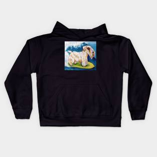 Sealyham Surfing Kids Hoodie